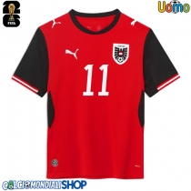Maglie da calcio Austria Michael Gregoritsch #11 Prima Maglia Mondiali 2026  Manica Corta